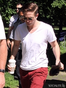  my handsome Robert in red trousers<3
