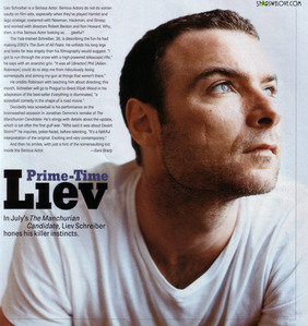  Liev Schreiber but that was when I was 11. Ever since I've seen Jaded on Tv, I got hooked on Knepper