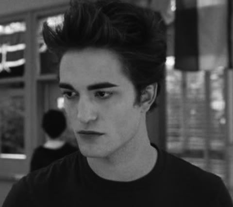  my sexy Rob-erful vampire looking to the side<3