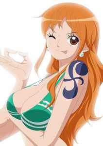  Nami from One Piece.