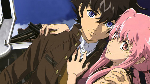  "Mirai Nikki" It has romance and a lot of slaughtering.