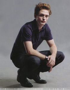  my beautiful Robert doing a promo pic for Twilight<3
