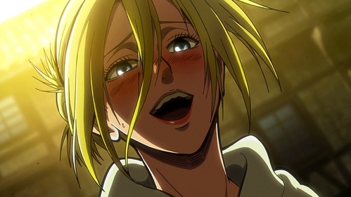  Annie from SnK laughs really scary