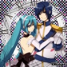  Cantarella سے طرف کی Miku and Kaito. آپ can't even hear Miku. I mean her voice is so low. Damn it Kaito let her sing for once. What kind of a boyfriend are you?(I ship them)