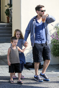  Tobey with both of his kids:)