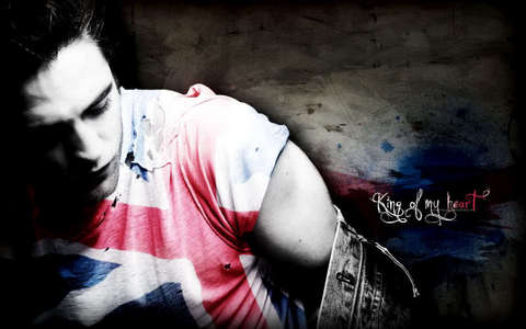  my gorgeous Robert in red,white and blue<3