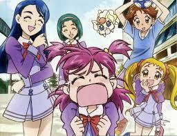 The girls from Yes! Pretty Cure 5 go to an all girls school!