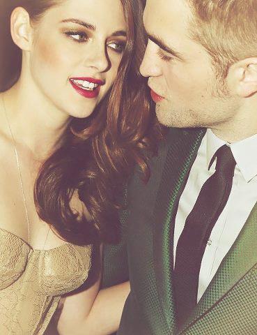  my 2 beauties,Robert and Kristen at the BD 2 premiere.Rob even had some of Kristen's lipstick on him when they posed on the red carpet<3