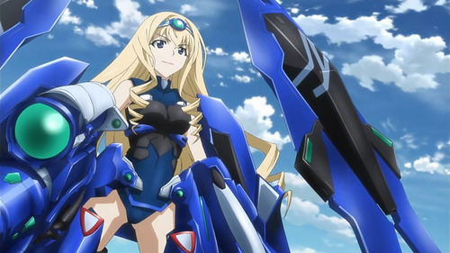  Infinite Stratos is mais of a Girlz n' Mecha series (if those suits even count as mecha). Just started watching season 2.