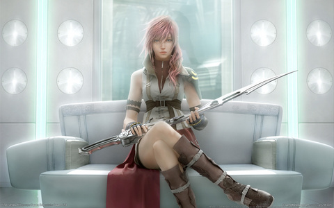I think Lightning from Final Fantasy 13 is one of the hottest and sexiest females in my list. ;)