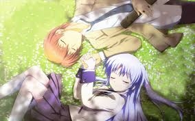  My 가장 좋아하는 아니메 is 앤젤 Beats and my pairing from it is Otonashi x Kanade. I don't have any pairings that I dislike from the show.