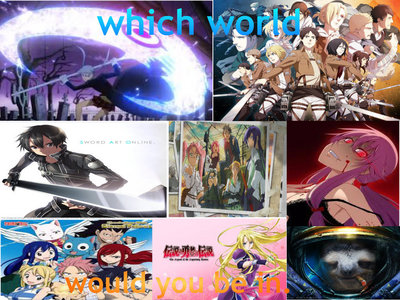 Does anybody know an anime like Sword Art Online? - Anime Answers - Fanpop