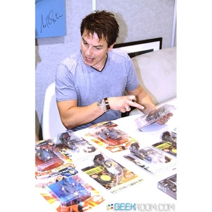 John surrounded by Captain Jack Harkness's!