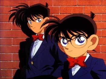  Case Closed,an Anime about a high school student who's also a great detective turns into a kid because of a pill these to men in black gave him.Now he lives with his high school crush Rachel and her dad,Richard,solving murder cases while also trying to turn back into a high school student.