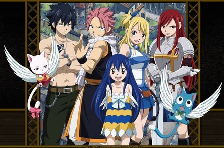  Here's some anime I could recommend: 1. Code Geass 2. Inuyasha 3. High School DxD 4. Fairy Tail (Picture) 5. Black Cat 6. Dragonaut the Resonance 7. Nura: Rise of the Yokai Clan 8. Spice + mbwa mwitu 9. D.Gray-Man 10. Buso Renkin 11. Inuyahsa the Final Act 12. Yu Yu Hakusho 13. Witchblade 14. Infinite Stratos 15. Fullmetal Alchemist Brotherhood