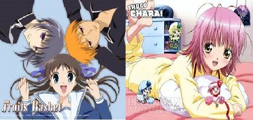 The only ones that seem appropriate to a 10 year old to me are Fruits Basket and Shugo Chara. Besides that, I can't think of another anime that throws in naughty jokes, (like Ouran, although I like it) has plenty of battles including bloodshed, (popular shonen anime) or have fanservice. (Haruhi S) These series only do it so rarely it's hardly noticible.