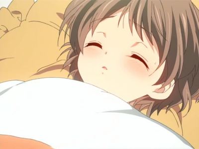  Ushio from Clannad is ill... poor her :(