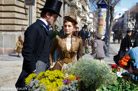  my sweetie in a scene from Bel Ami being rude to Kristin Scott Thomas द्वारा yelling at her in public<3