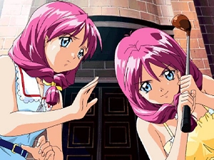  The Shirayuki sisters: a sweet Ingenue on the left, a mischievous blunt girl on the right.