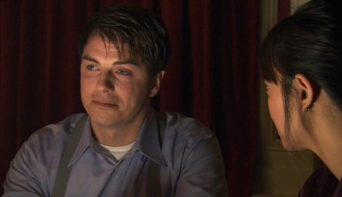  Captain Jack Harkness after leaving someone he truly loved from another world :'(