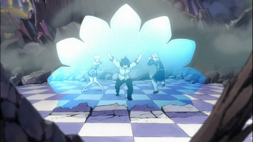  gray fullbuster using ice shield (fairy tail)