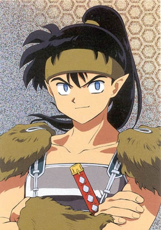 Koga who is part Wolf since he is a Wolf demon from InuYasha