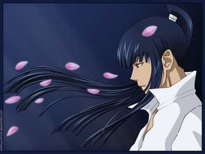 Kanda from D. Gray-Man. While I never finished the series, I had a feeling he never turned happy-go-lucky. Either serious or dramatic with him...LIGHTEN UP