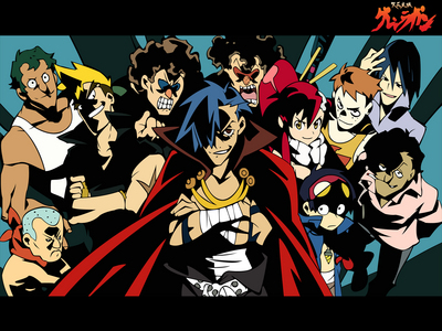  There are so many but one of my parte superior, arriba favourite is Tengen Toppa Gurren Lagann. Really great series!