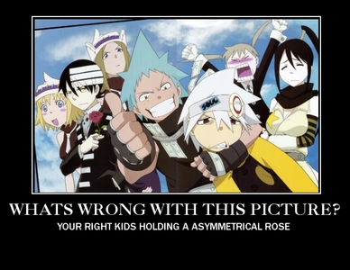 OMG SOUL EATER!!Because i just love fighting and id be an awesome meister, course id have 2 find a weapon but stil
ITD BE FREAKING AWESOME!!!! and id be with Soul and Crona and eeeekkk 
LUV IT!!!!!!!!!