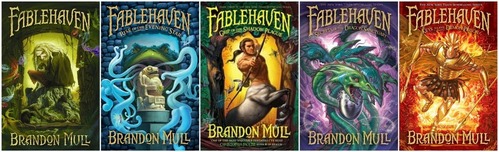 I absolutely প্রণয় the FableHaven Series দ্বারা Brandon Mull. One of the best ফ্যান্টাসি book series I've ever read.