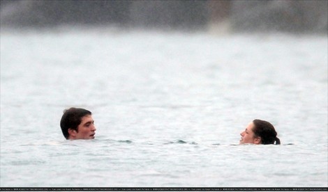  my gorgeous babe swimming in the water with Kristen<3