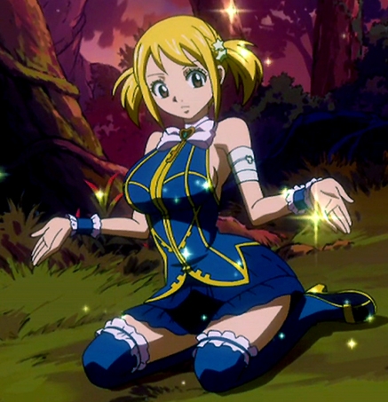  Lucy Heartfilia (Fairy Tail) Lucy in Celestial clothing..........he he he eh eh