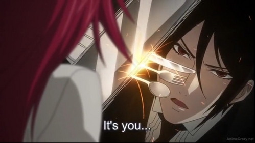  Any scene with Grell and Sebastian in it together usually makes me smile.