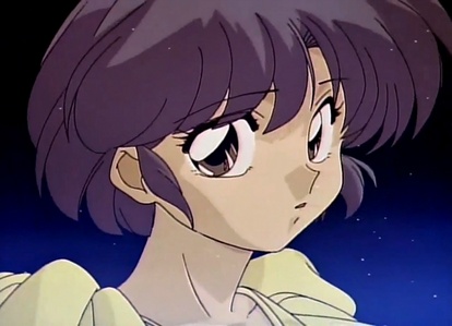  Akane, she is really a sweetheart, she always puts her life on the line to save others and that's really sweet and thoughtful, Shampoo and Ukyo never ever help Akane out when she's in trouble, no but they use it to kill her o to get rid of her so they could get Ranma, but Akane is different, she always helps them out when they're in trouble and doesn't think the way they think at all, she has got a pure heart, she's pretty inside and out, her hair is so blue like the dark, and her eyes...there's something in her eyes that I can't put my finger on it..they look so innocent, she has got a great body too!! (I'm NOT a pervert, I'm a girl anyway)