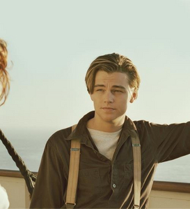Leo as Jack in Titanic :)