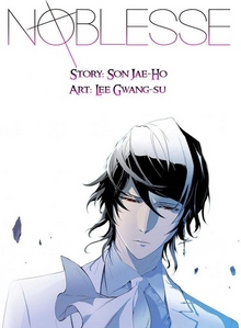 Noblesse ! <3

It's not really a Manga..it's an online Manhwa in colour.

The Genres are: Action, Comedy, Drama, Mystery, School Life, Sci-fi, Shounen, Supernatural

The Story is really good, it has sad, funny and exciting Moments.

And you just have to love the main Characters! xD

At the Beginning the art might not look that good (but already pretty good xD)
but it get's awesome after a while! x3