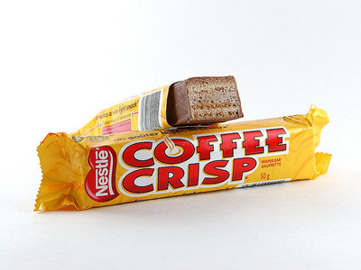  Coffee crisp. My favori chocolat bar.