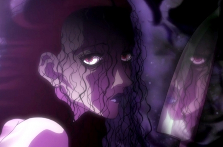  Palm from Hunter x Hunter. I Liebe how over-the-top creepy she is.