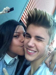  Justin and a fan!