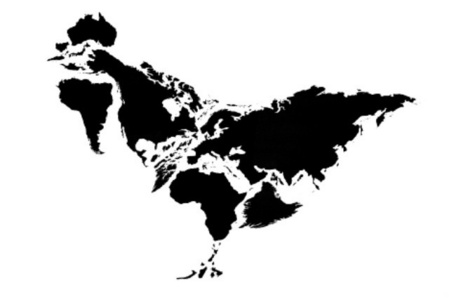  If the egg came first how do आप explain the fact that the continents of the world can be rearranged to form a chicken?