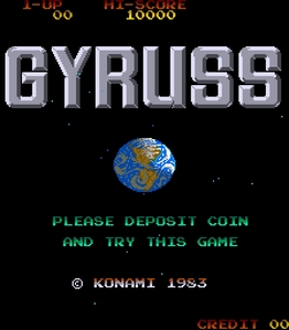  Gyruss was one of the first games I was really good at. They had it for the original PlayStation with other classics, hence the name Arcade Classics. To this day, it is my preferito game.