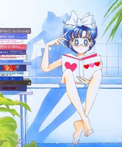  Ami from Sailor Moon.
