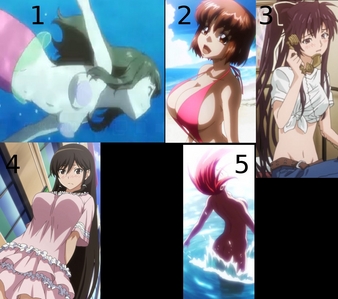  1.Hanasaku Iroha 2.Majestic Prince 3.A Certain Magical Index 4.The World Only God Knows 5.Engaged to the Unidentified