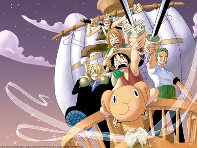  One Piece my fav animes are one piece, Bleach & Наруто Shippuden