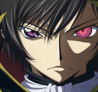  Lelouch vi Britannia from Code Geass. Making eye contact with another human, he can use his left eye to bend their will in his favor and compel them to do whatever he commands.