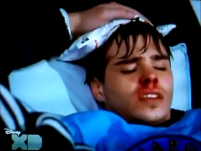  Matthew with a bloody nose, my poor Baby :(