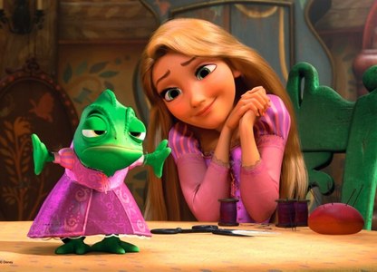 Favorite:Rapunzel
Least:Jasmine(Only because that's, like, the one Disney Princess movie I have not seen)
