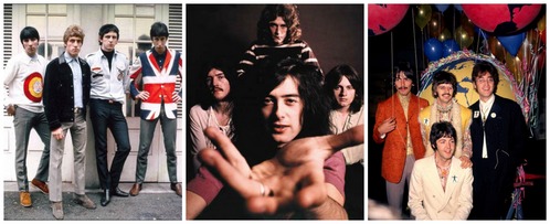 The Who, Led Zeppelin & the Beatles

It's impossible to choose a favorite among the 3. I love them all so much. 