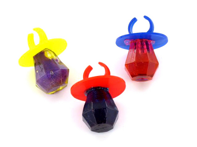  Ring Pop lollies. I just love them, I can't help myself, when I see them in the koop I automatically buy one for myself. I used to have them when I was learning to swim , mum would buy me one after my swimming lesson, now I'm almost 20 lol.