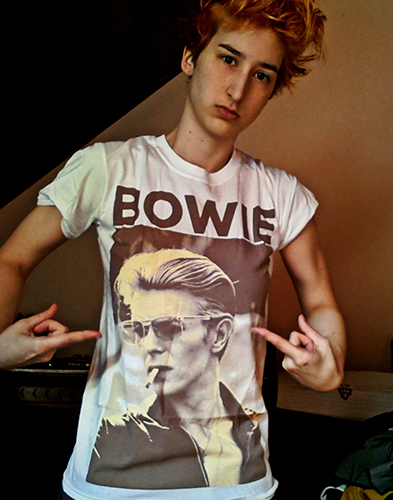  proud of my Bowie áo sơ mi